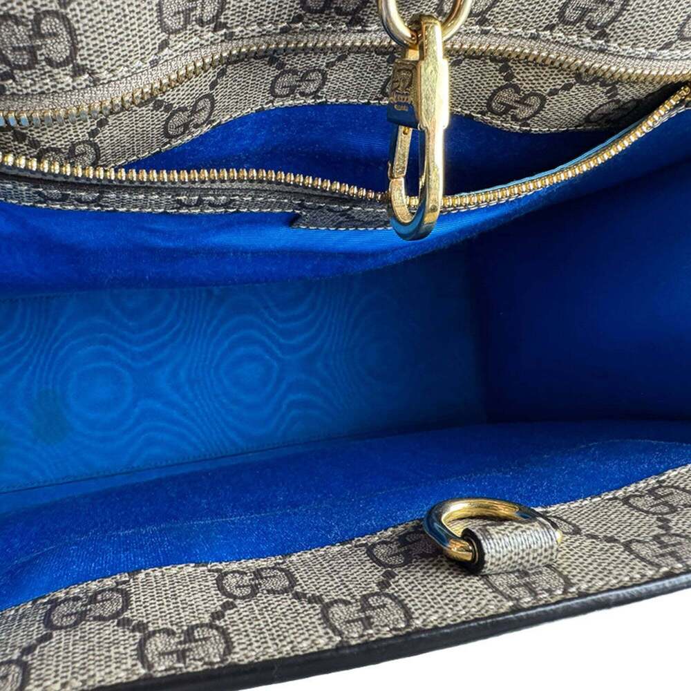GUCCI Brown Canvas Shoulder Bag - Picture 5 of 13